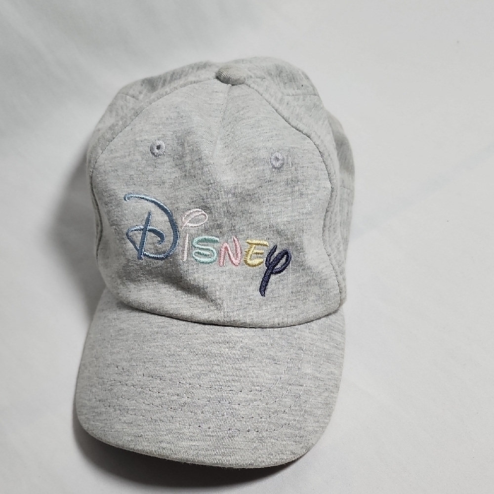Disney Light Gray Cap with Multicolor Logo